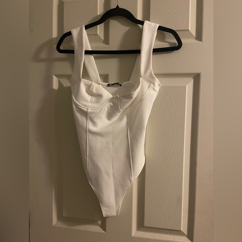 Zara White Bodysuit​​​​